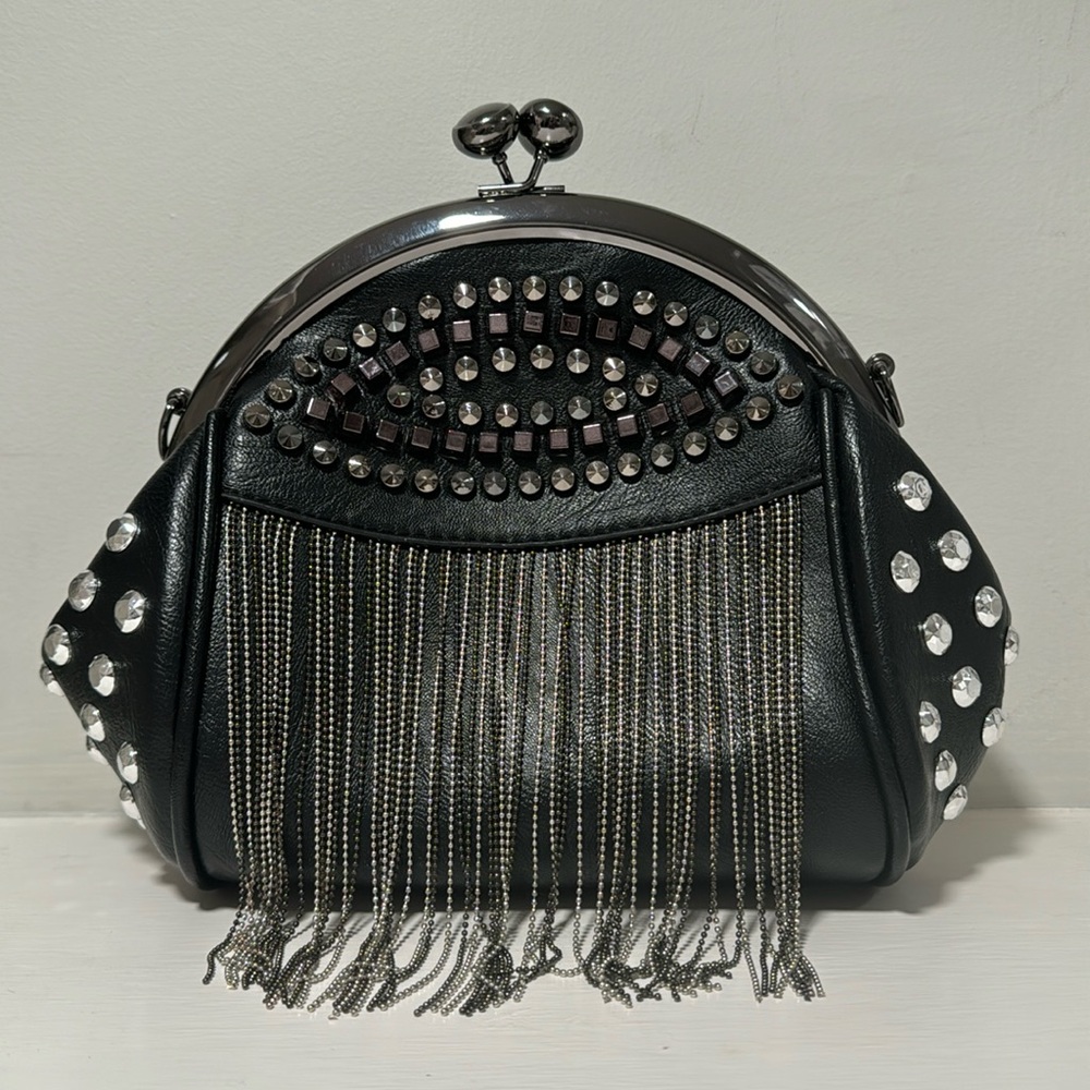 Black Fringe Rock Bag 🖤